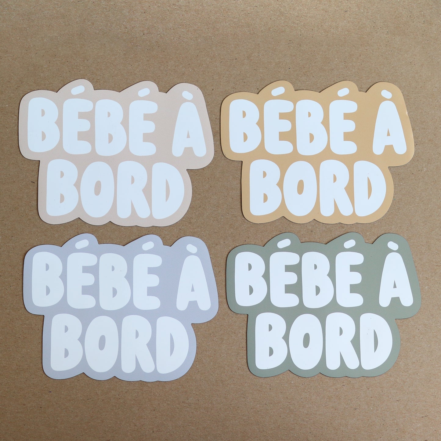 Bébé à Bord Car Magnet (French)