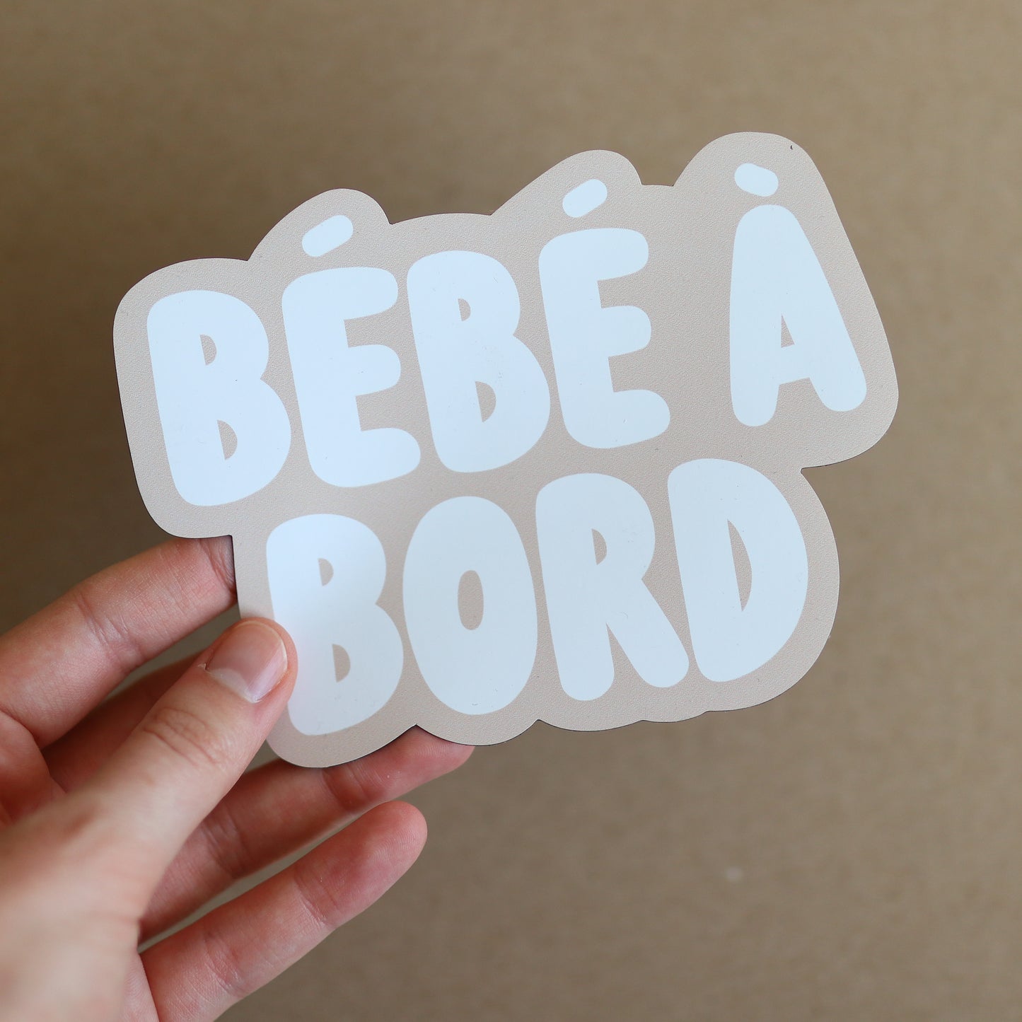 Bébé à Bord Car Magnet (French)