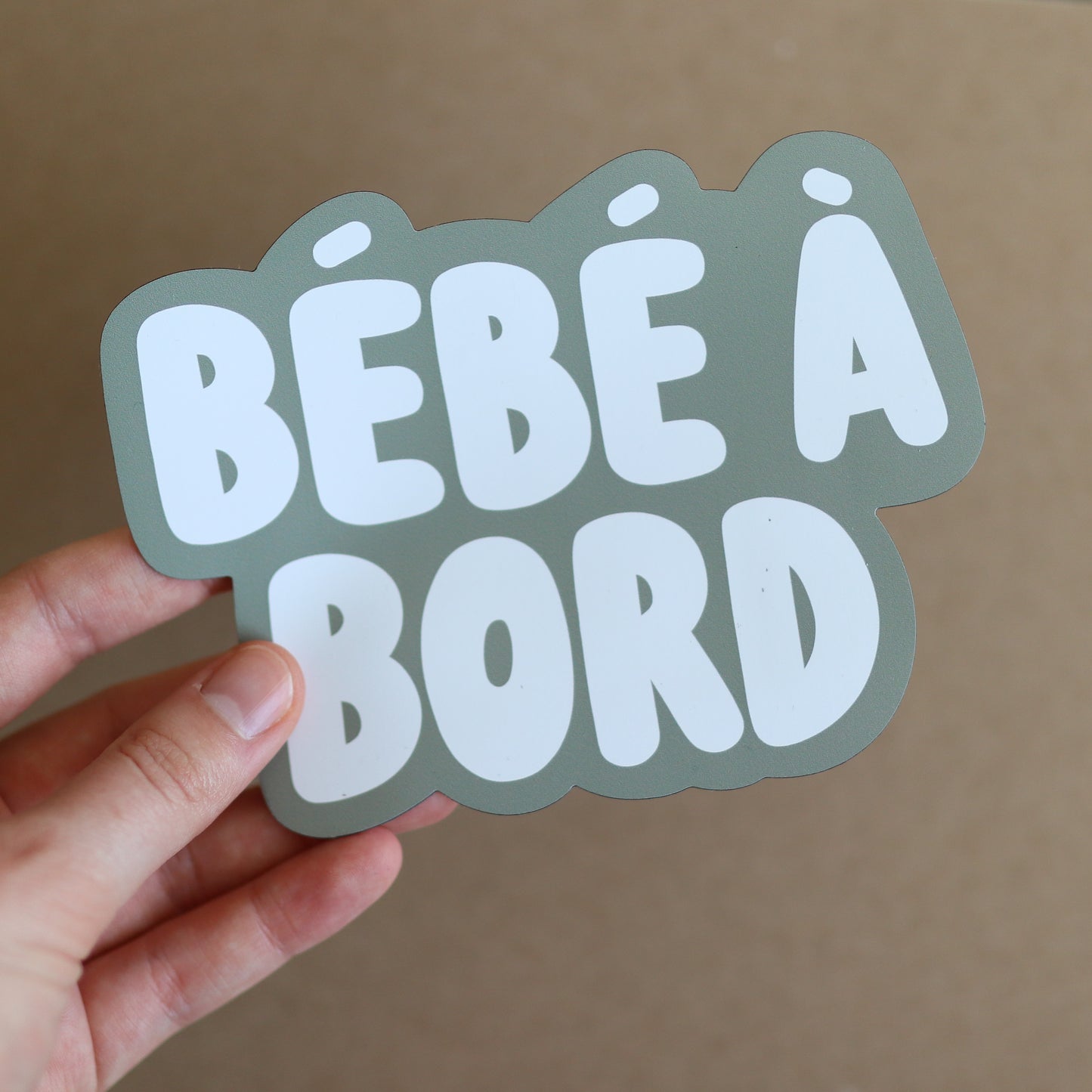 Bébé à Bord Car Magnet (French)