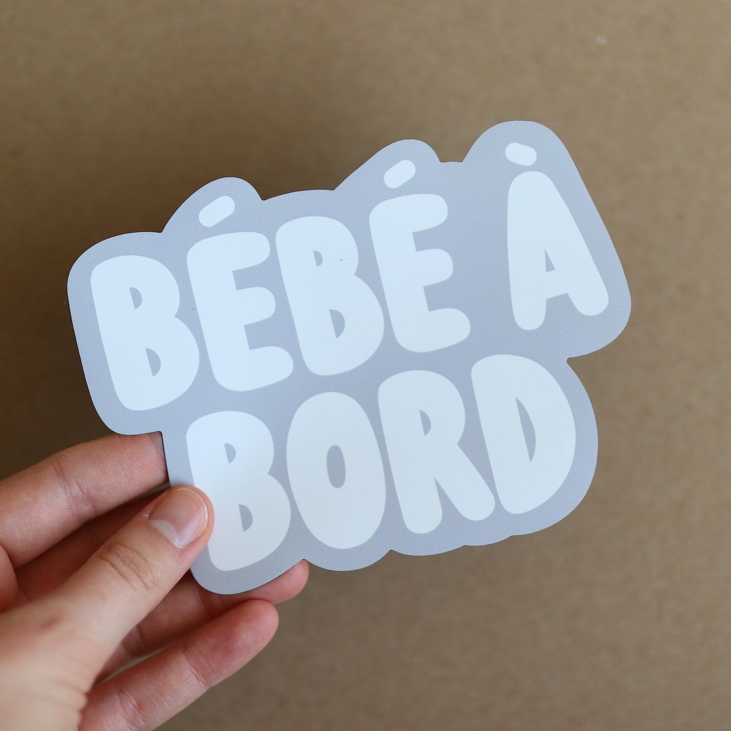 Bébé à Bord Car Magnet (French)