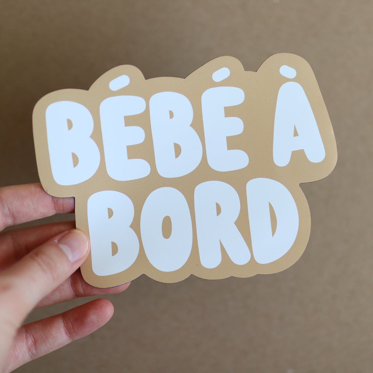 Bébé à Bord Car Magnet (French)