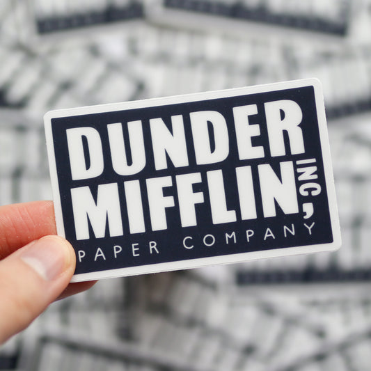 Dunder Mifflin Office Clear Sticker