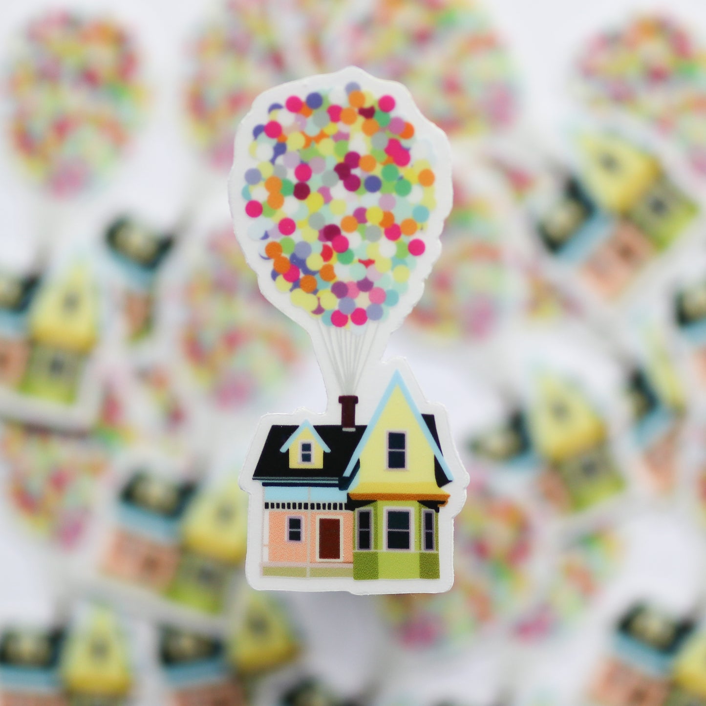 Balloon House Clear Sticker