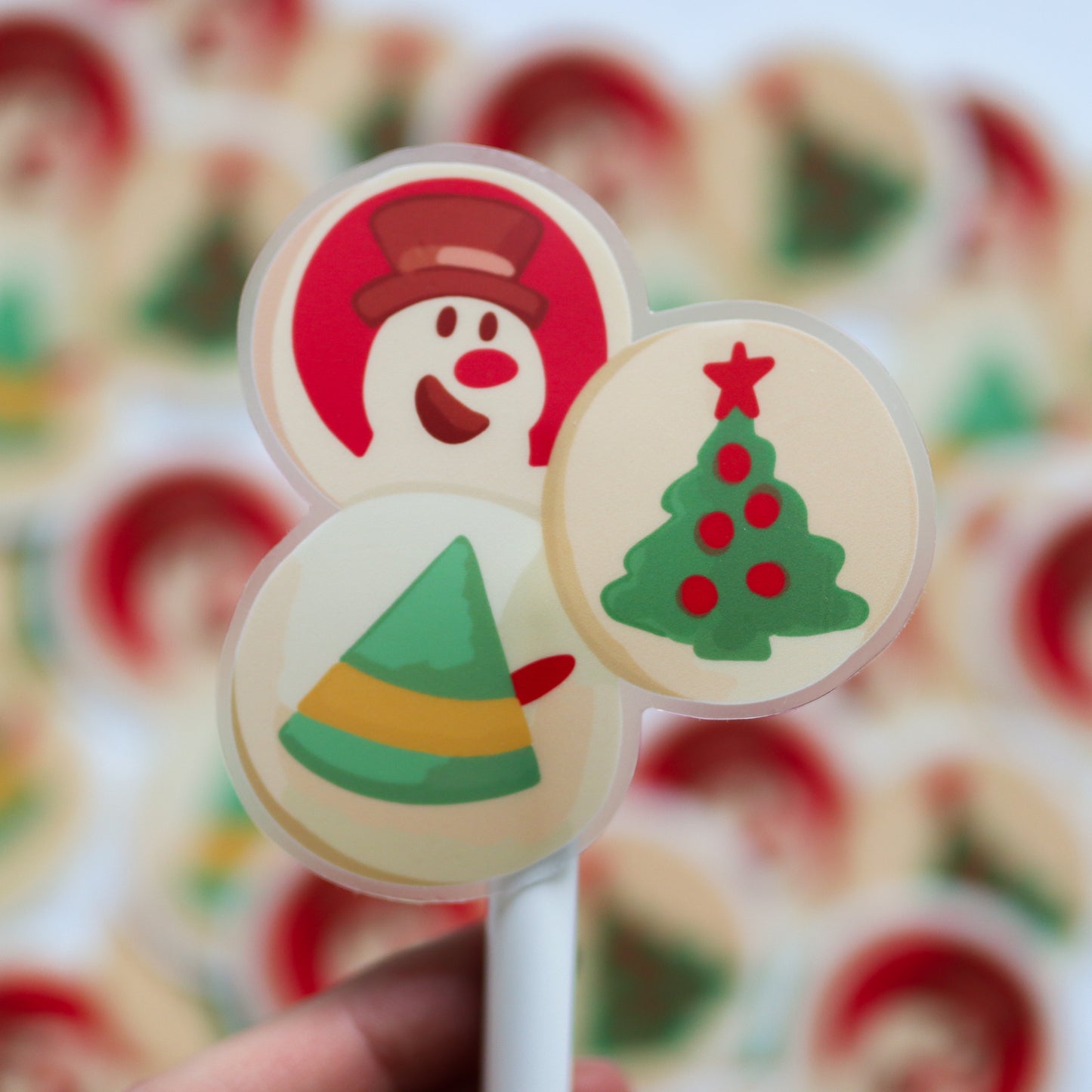 Christmas Sugar Cookies Clear Sticker