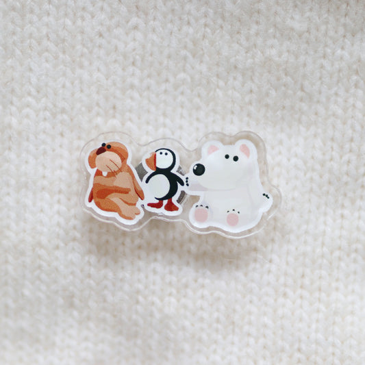 Elf Animals Acrylic Pin