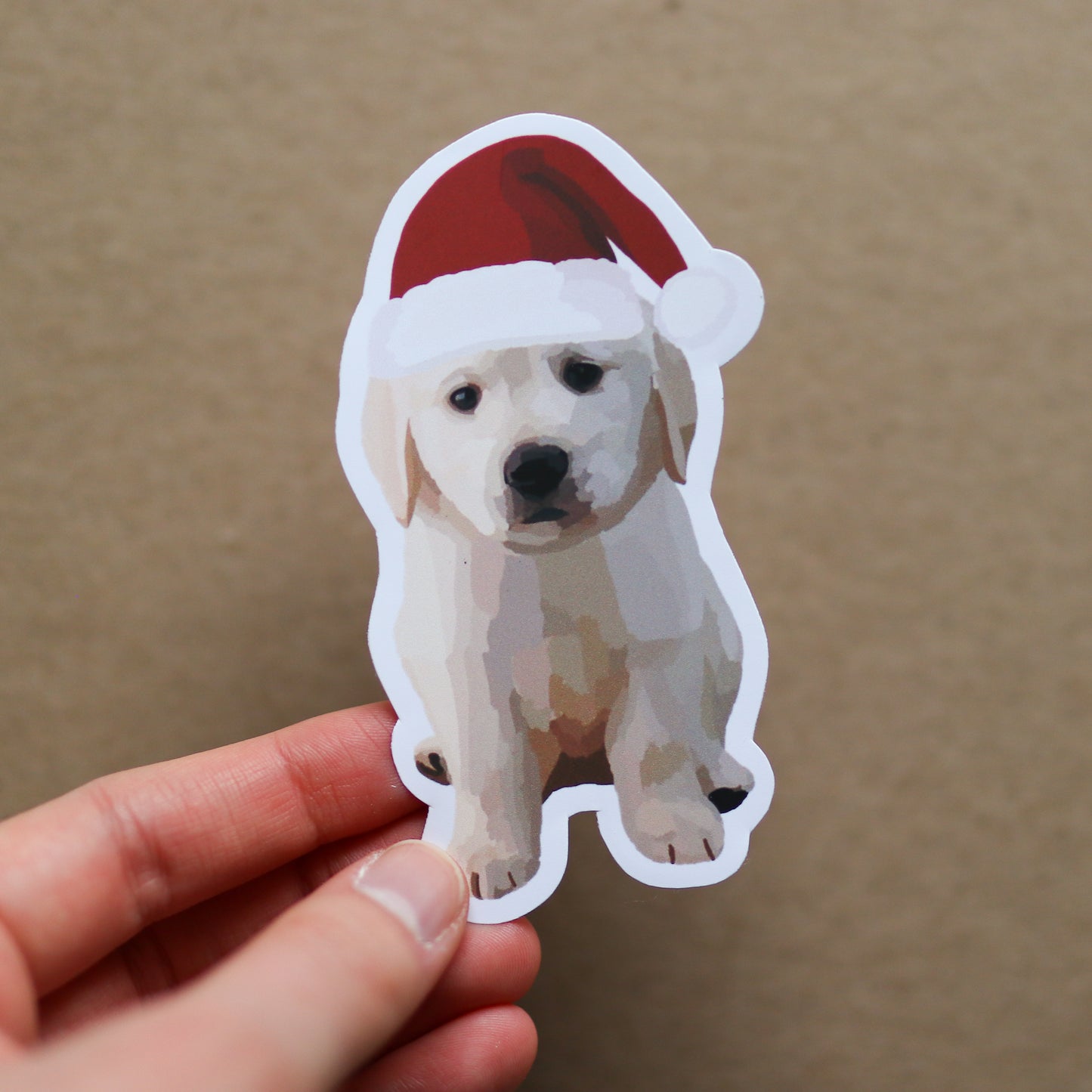 Christmas Golden Lab