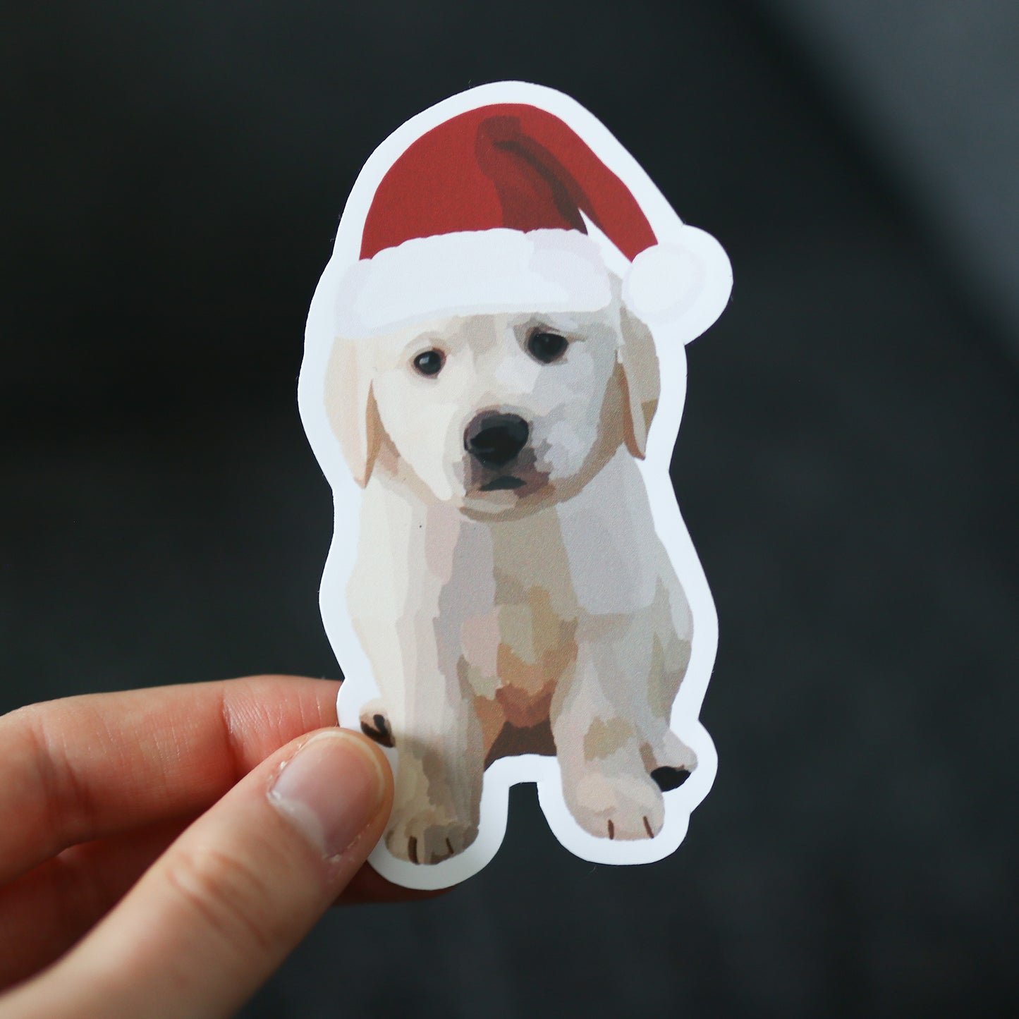 Christmas Golden Lab