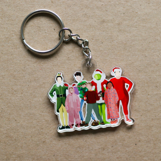 Christmas Movie Characters Acrylic Keychain