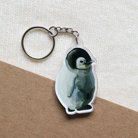 Penguin Acrylic Keychain