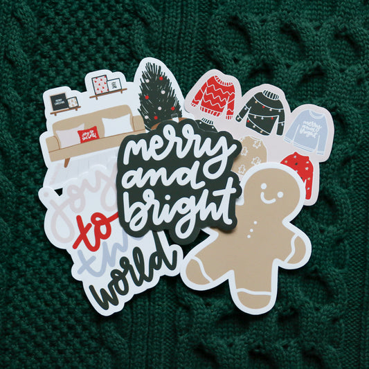 Trendy Christmas Sticker Bundle