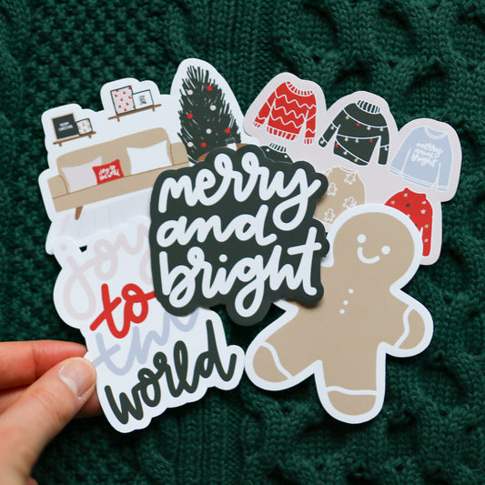Trendy Christmas Sticker Bundle