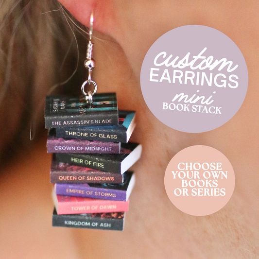 CUSTOM Bookish Earrings