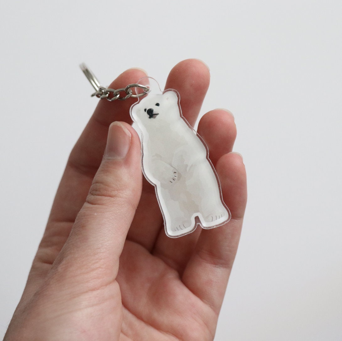 Polar Bear Keychain