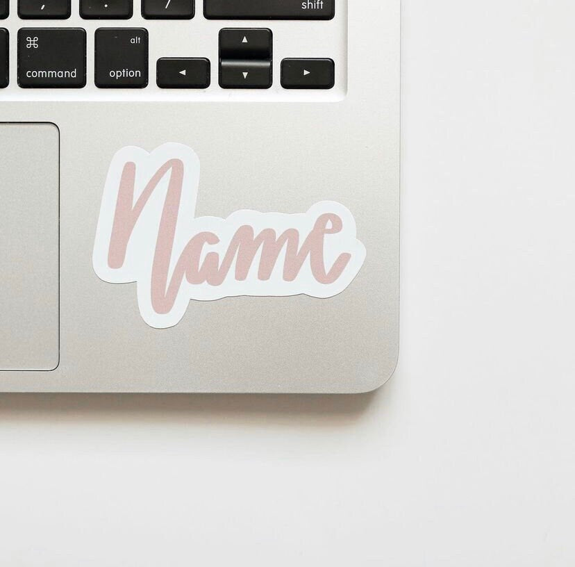 Custom Name Sticker