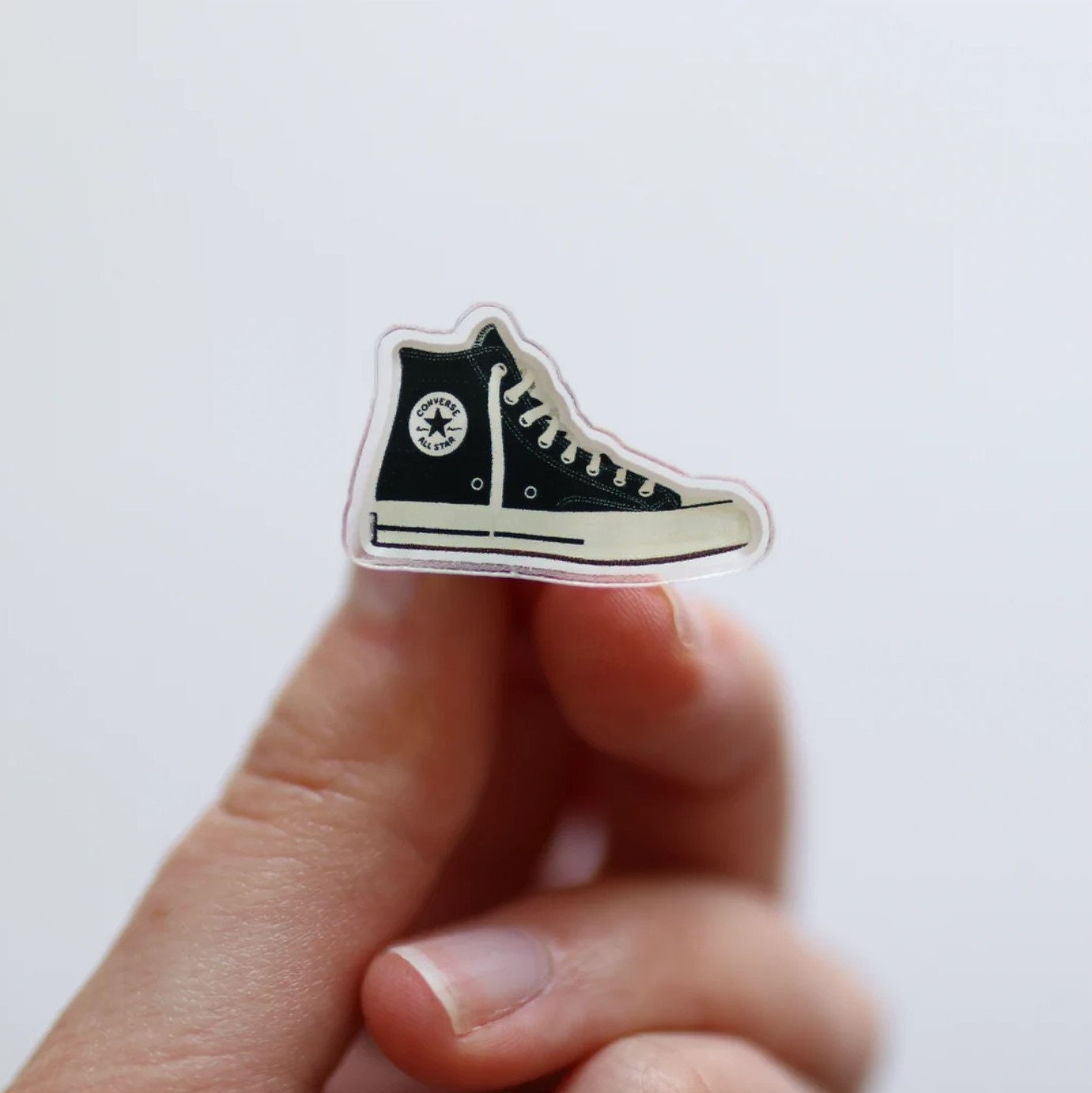 Hightop Shoe Acrylic Pin
