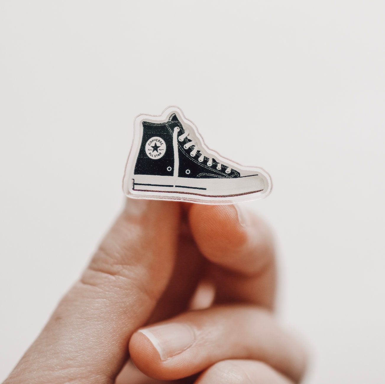 Hightop Shoe Acrylic Pin