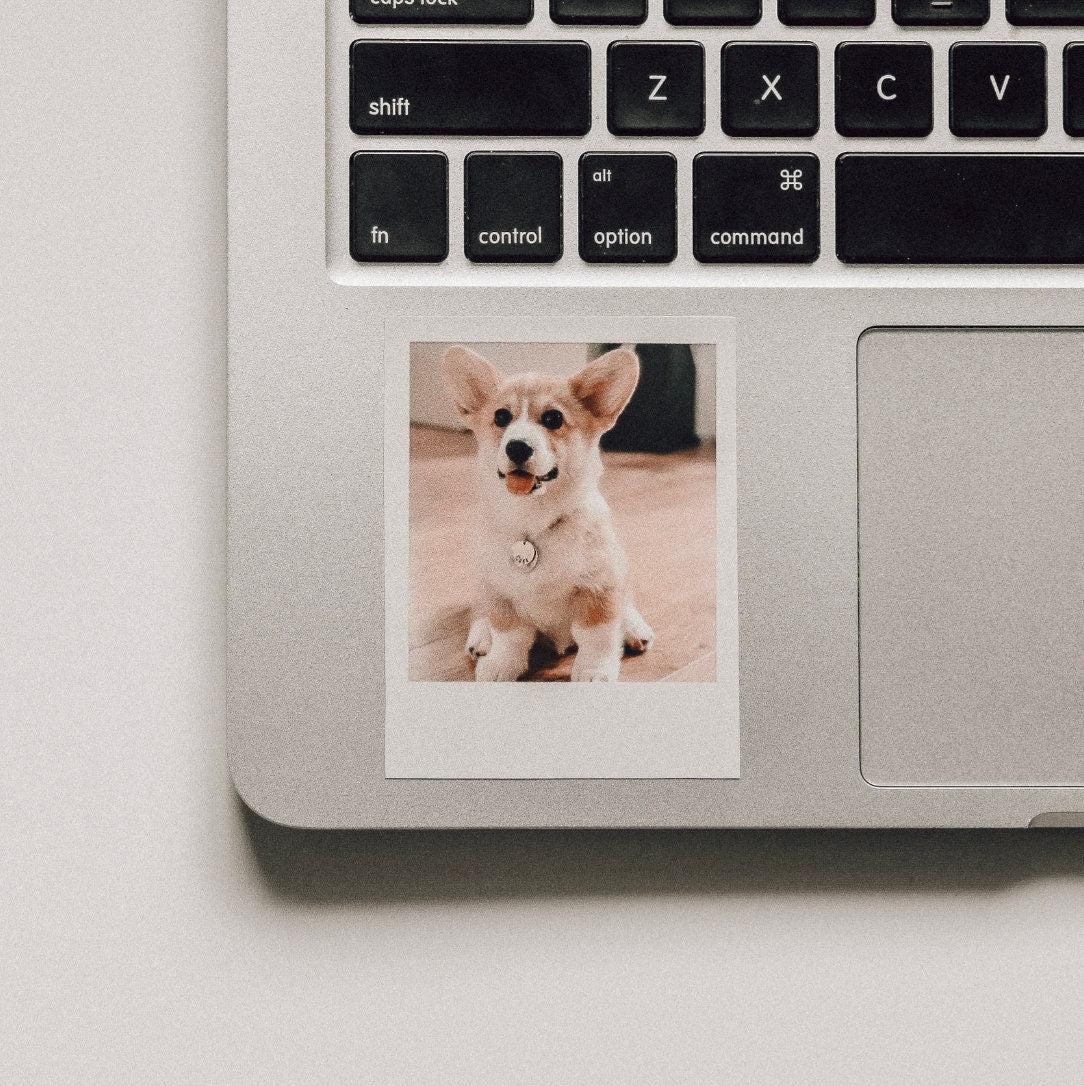 Custom Polaroid Sticker | Custom Sticker Decal Laptop | Gift Idea | Personalized Sticker Aesthetic