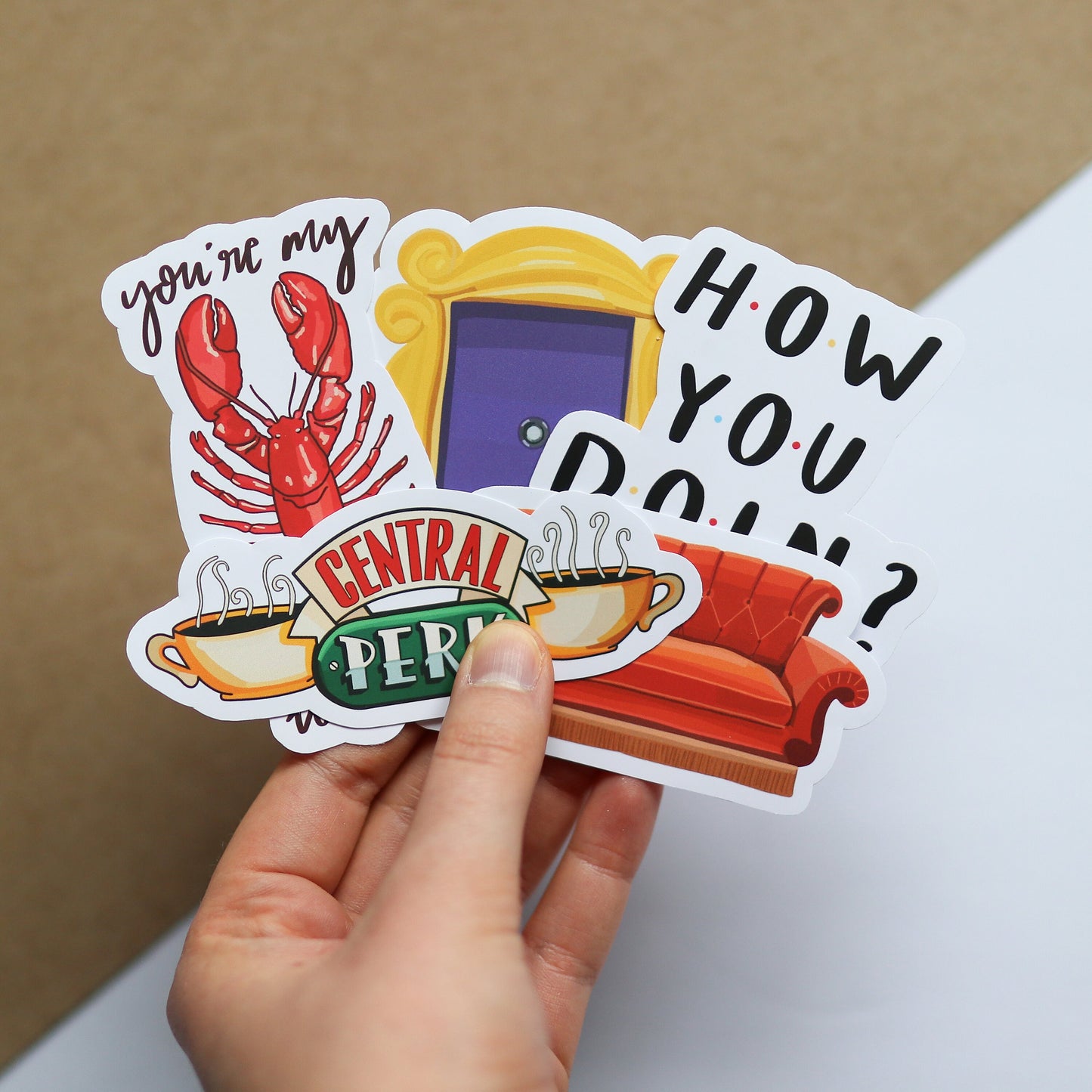 TV Show Inspired Sticker Pack (Includes 5 stickers) | Laptop Decal, Notebook, Trendy Stickers, Characters, TV
