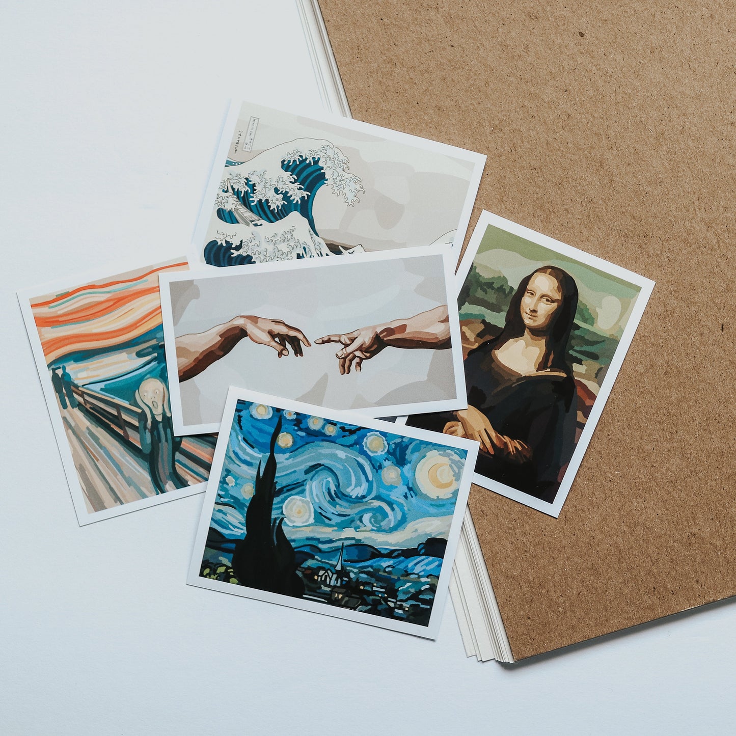 Famous Art Sticker Pack (Includes 5 stickers) | Laptop Decal, Notebook, Trendy Stickers