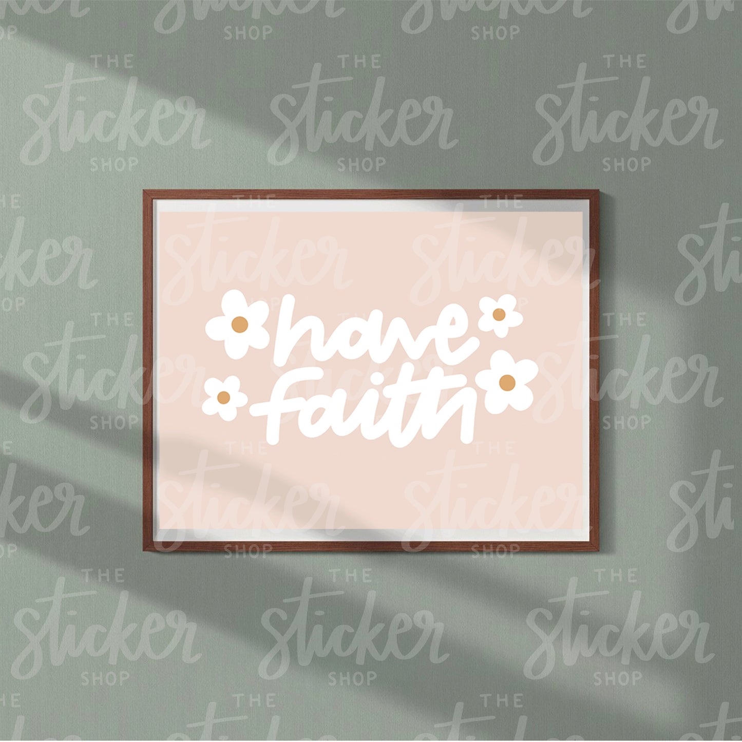 Have Faith Aesthetic Printable Wall Art Digital Files | Download Digital Print Illustration, Christian Wall Art, Printable Art, Christian