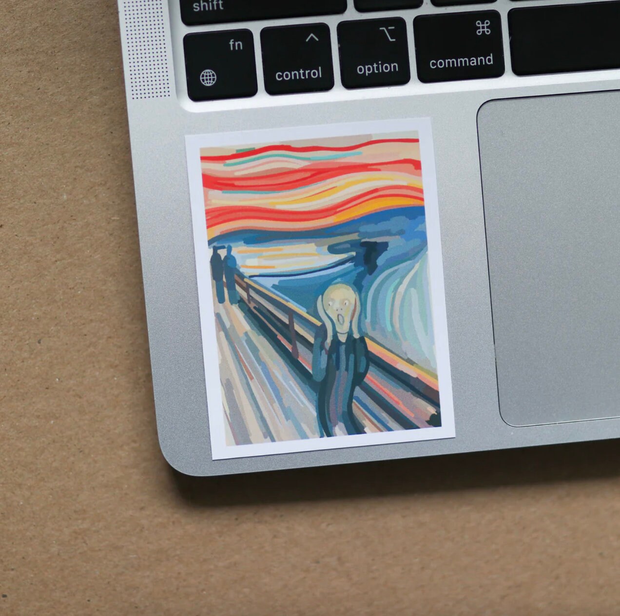 The Scream Art Sticker | Cute sticker, trendy, artist, aesthetic, art gift idea