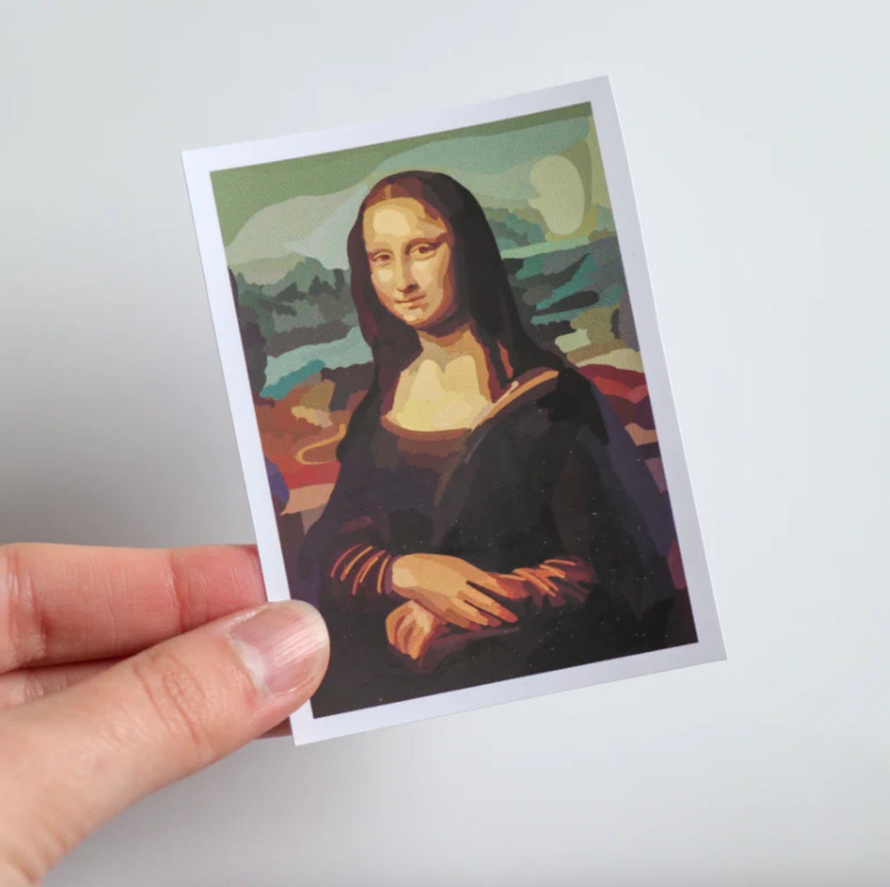 Mona Lisa Leonardo da Vinci Art Sticker | Cute sticker, trendy, artist, aesthetic, art gift idea