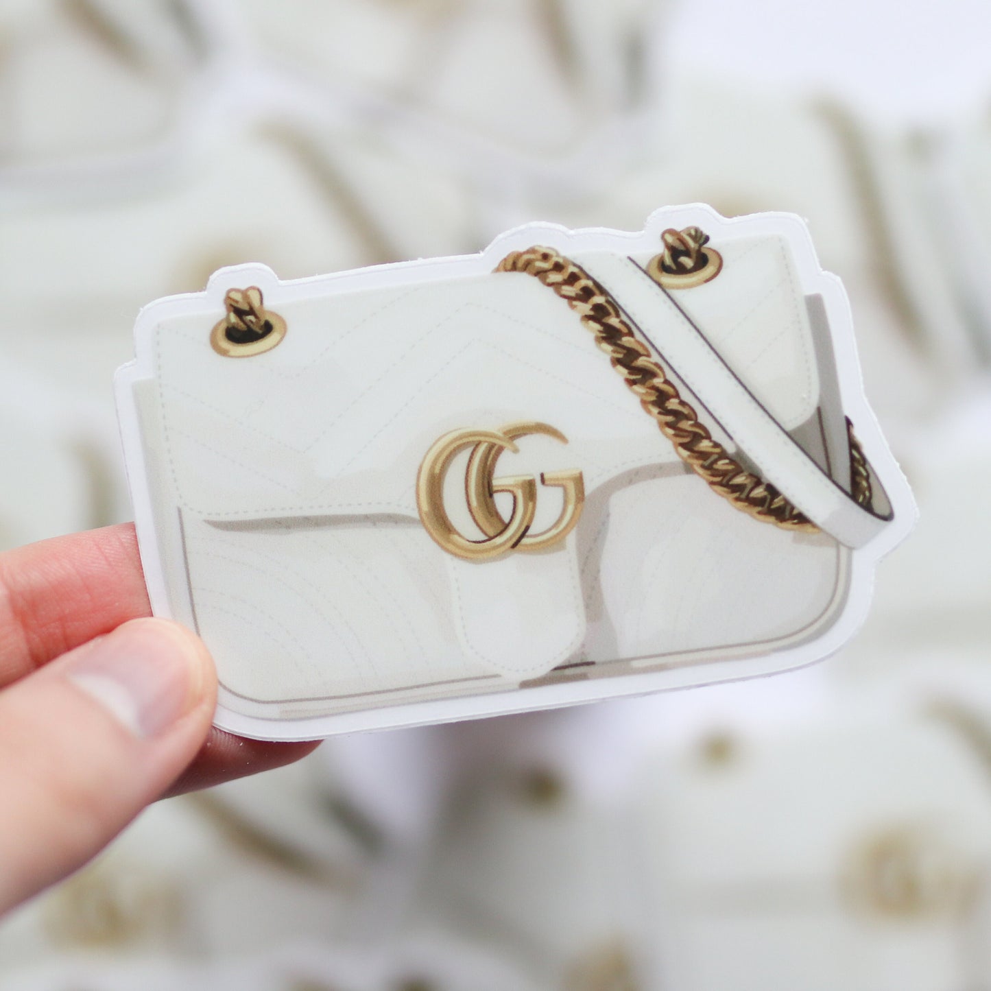 Purse Transparent Sticker | gift idea | clear, laptop, decal, cell phone, planner, water bottle, waterproof, aesthetic, cute, trendy.
