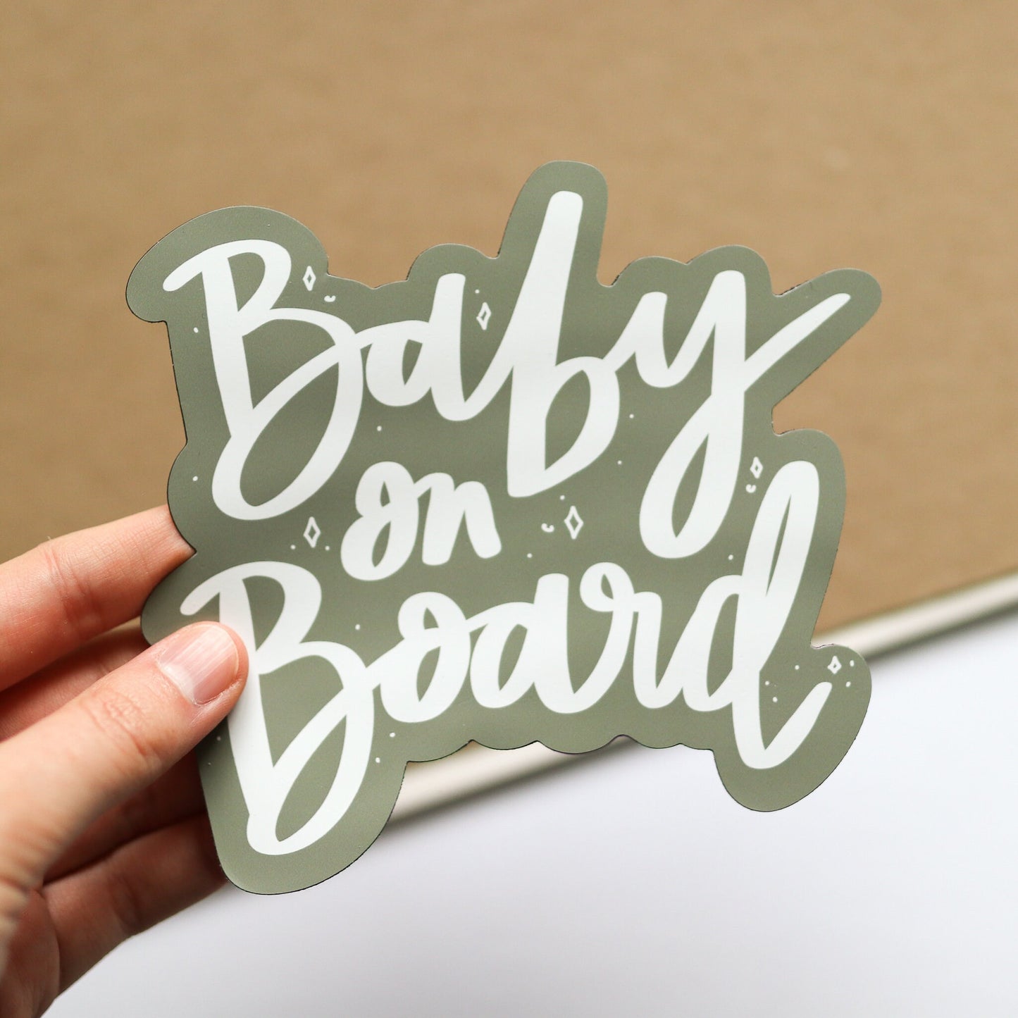 Baby on Board Car Bumper Magnet | gift idea Car Magnet Decal | Decorative Car Magnet | Car Decal 6" | New mom gifts magnets car decal mother