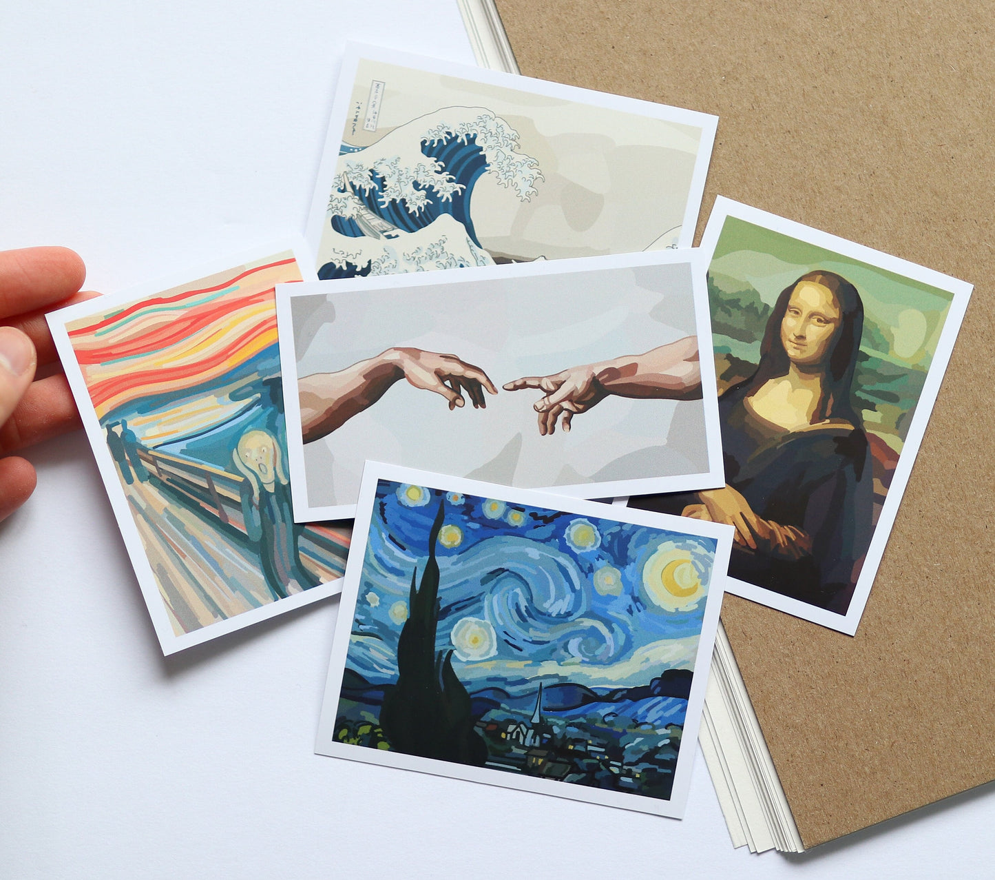 Famous Art Sticker Pack (Includes 5 stickers) | Laptop Decal, Notebook, Trendy Stickers