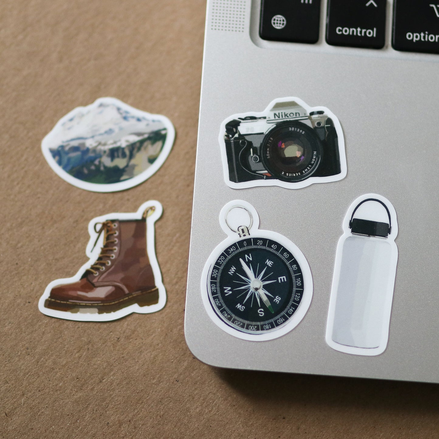 Mini Hiking Stickers | gift idea, sticker sheet, stickersheet, cute, trendy, mini water bottle stickers, waterproof durable, outdoors