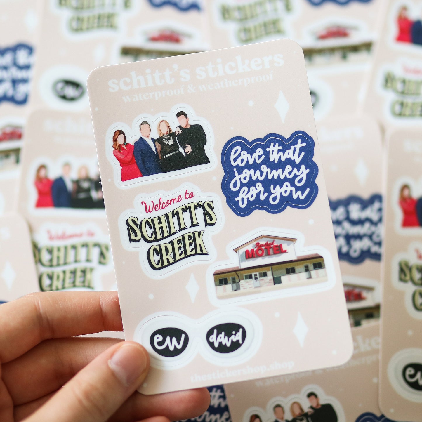 Mini TV Show Stickers | Waterproof, gift idea, sticker sheet, stickersheet, cute, trendy, mini water bottle stickers