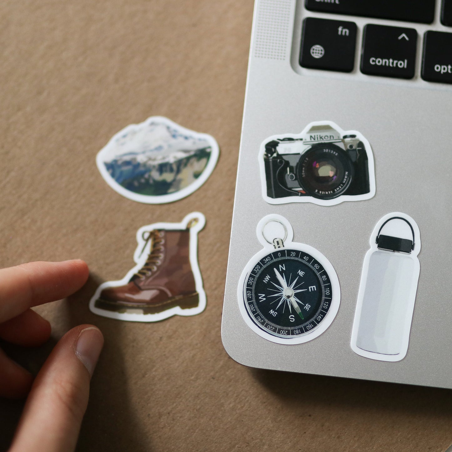 Mini Hiking Stickers | gift idea, sticker sheet, stickersheet, cute, trendy, mini water bottle stickers, waterproof durable, outdoors