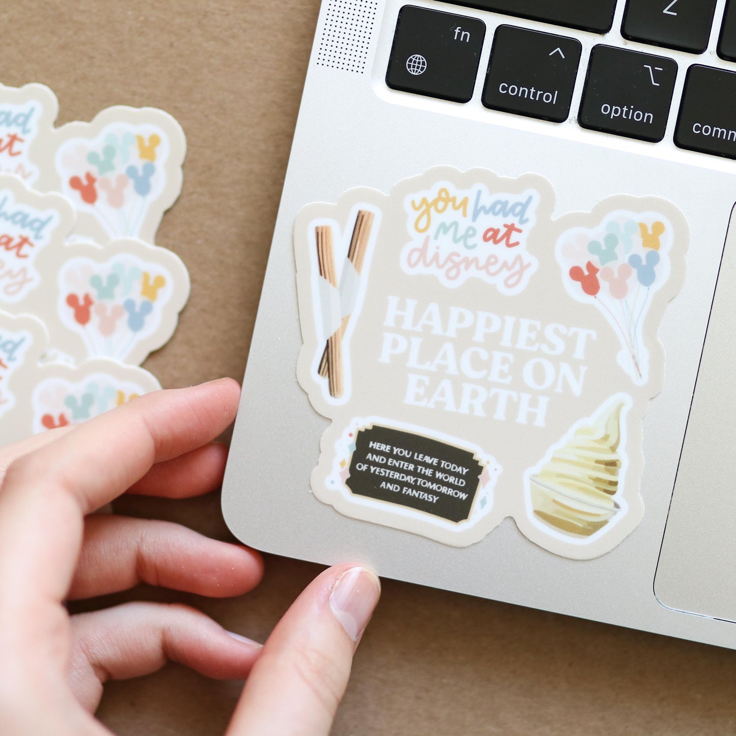 Fantasy Themepark Waterproof Durable Sticker | gift laptop decal waterbottle Waterproof, aesthetic, gift idea, magical, disney inspired