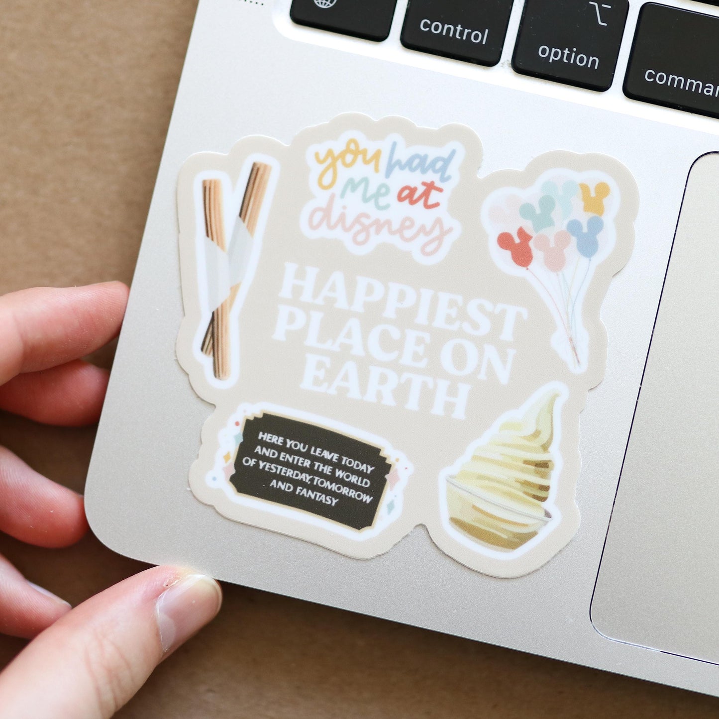 Fantasy Themepark Waterproof Durable Sticker | gift laptop decal waterbottle Waterproof, aesthetic, gift idea, magical, disney inspired