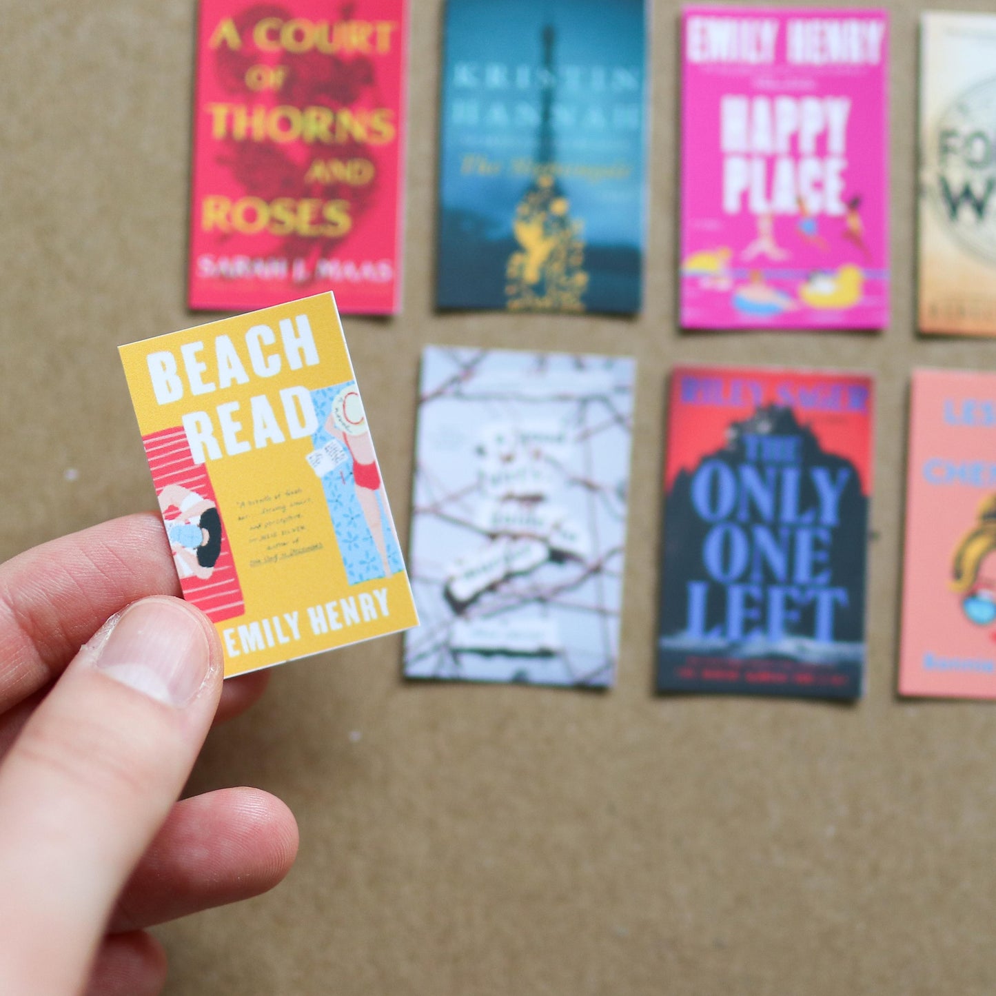 CUSTOM Mini Book Cover STICKERS | reading tracker, tiny book stickers, customizable books, reading journal, small novels, choose your own