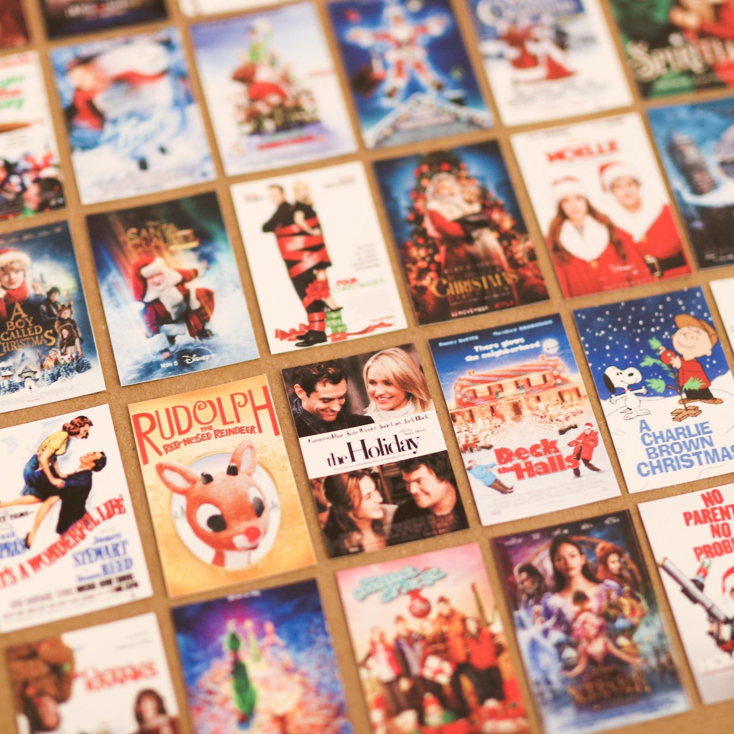 Christmas Movie Mini Movie Poster STICKERS (set of 35 mini stickers) | Christmas posters, mini, gift idea, mini stickers, gift idea, advent