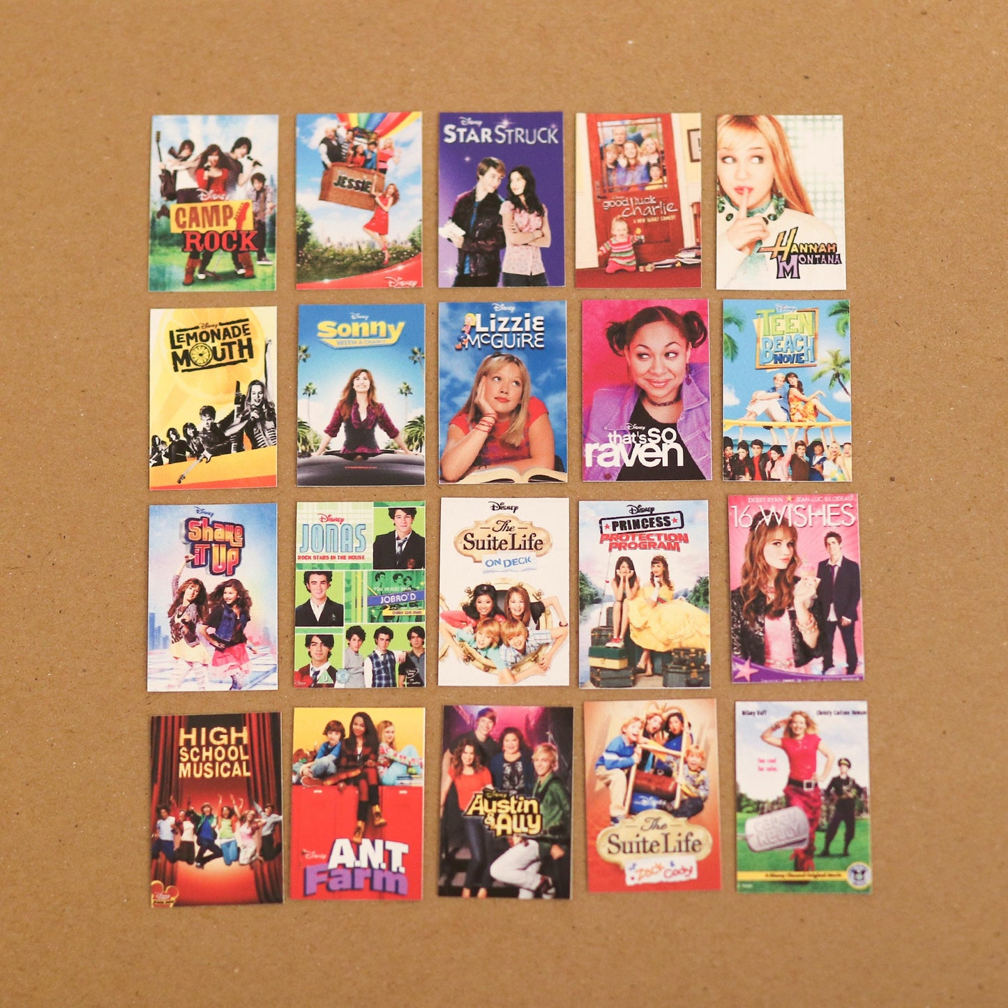 Nostalgic TV show poster STICKERS (set of 20 mini stickers) | posters, mini, gift idea, mini stickers, gift idea