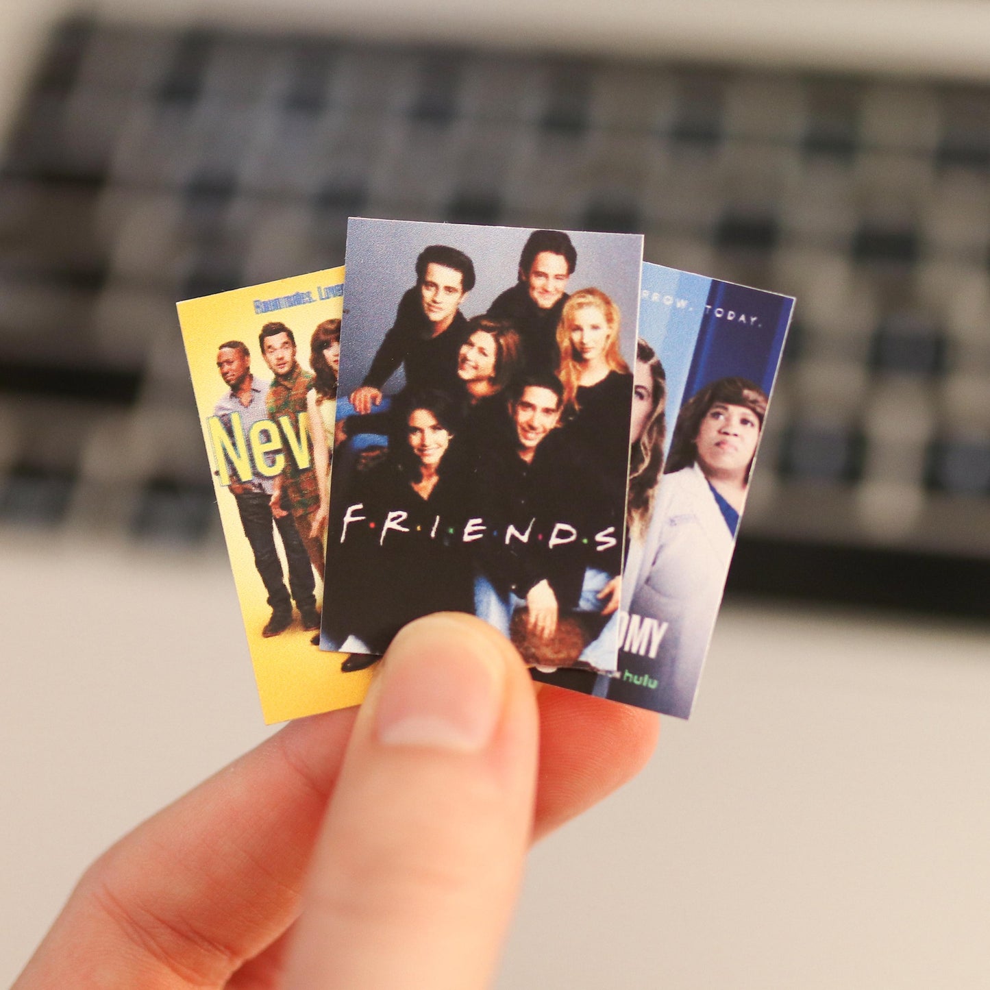 CUSTOM Mini TV Show / Movie Show Poster STICKERS | movie tracker, tiny stickers, customizable books, tv fan, choose your own