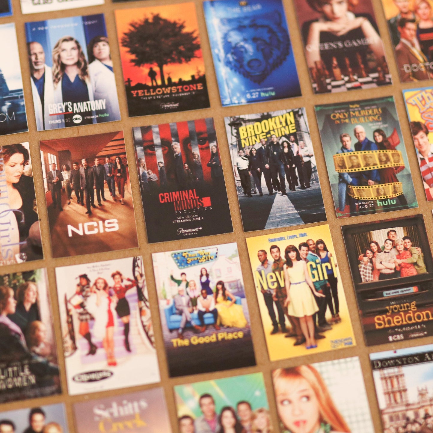 CUSTOM Mini TV Show / Movie Show Poster STICKERS | movie tracker, tiny stickers, customizable books, tv fan, choose your own