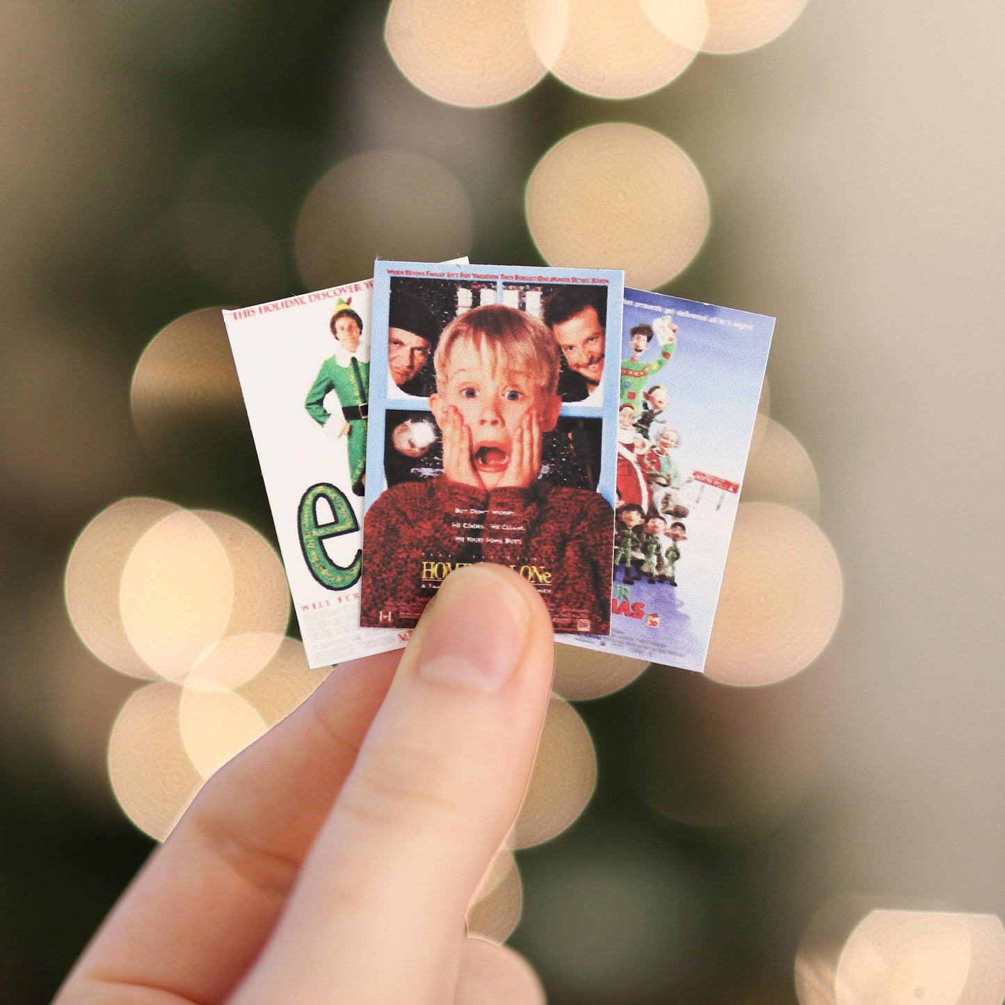 Christmas Movie Mini Movie Poster STICKERS (set of 35 mini stickers) | Christmas posters, mini, gift idea, mini stickers, gift idea, advent