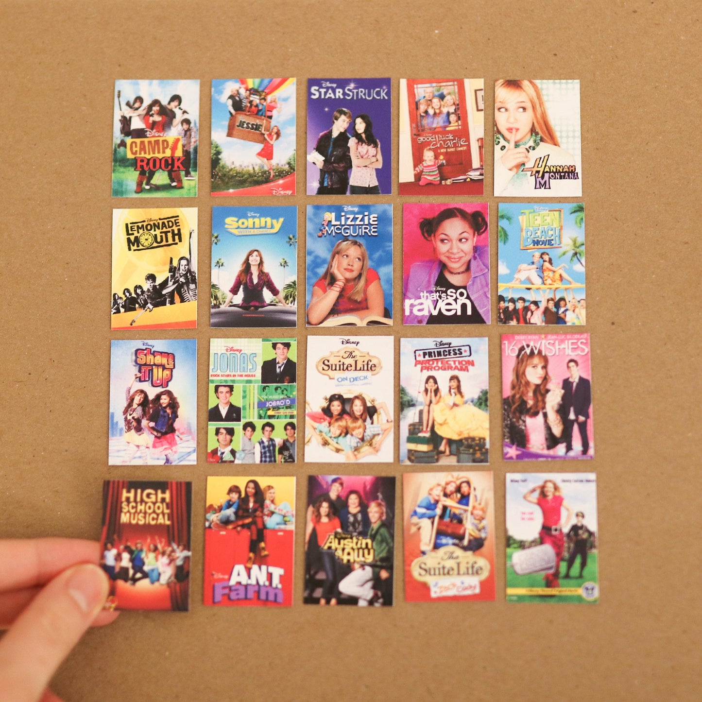 Nostalgic TV show poster STICKERS (set of 20 mini stickers) | posters, mini, gift idea, mini stickers, gift idea