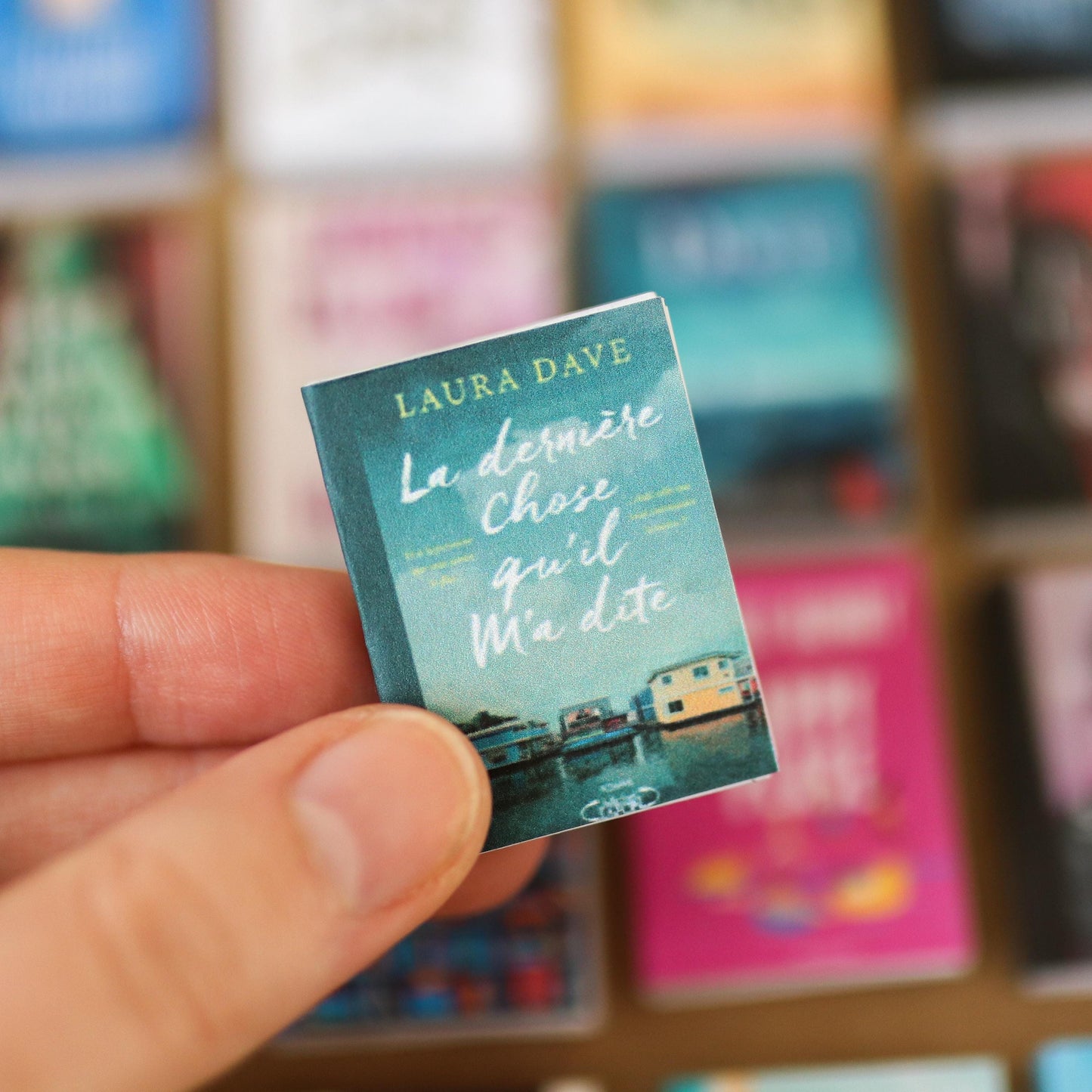 Mini-livres PERSONNALISÉS faits à la main | Français livres de pots TBR miniatures, livres minuscules et personnalisables, maison de poupée