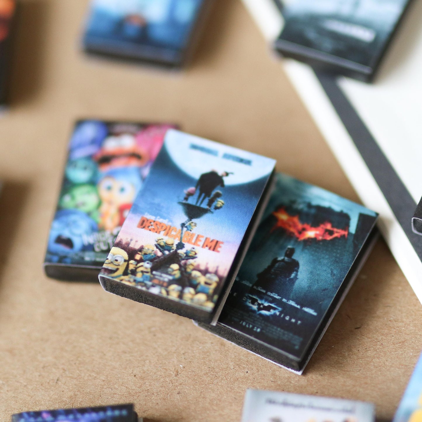 Handmade CUSTOM MINI Movie VHS DVDs | movie lover, theatre, Miniature, tiny dvds, customizable, small dollhouse, choose your own,