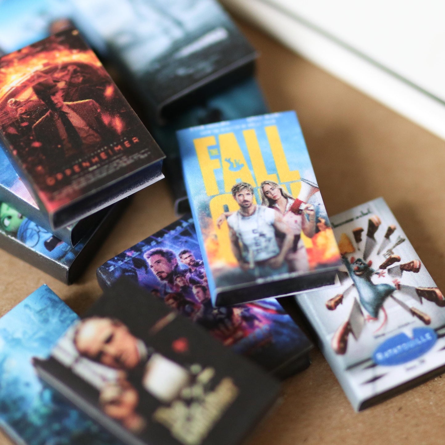 Handmade CUSTOM MINI Movie VHS DVDs | movie lover, theatre, Miniature, tiny dvds, customizable, small dollhouse, choose your own,