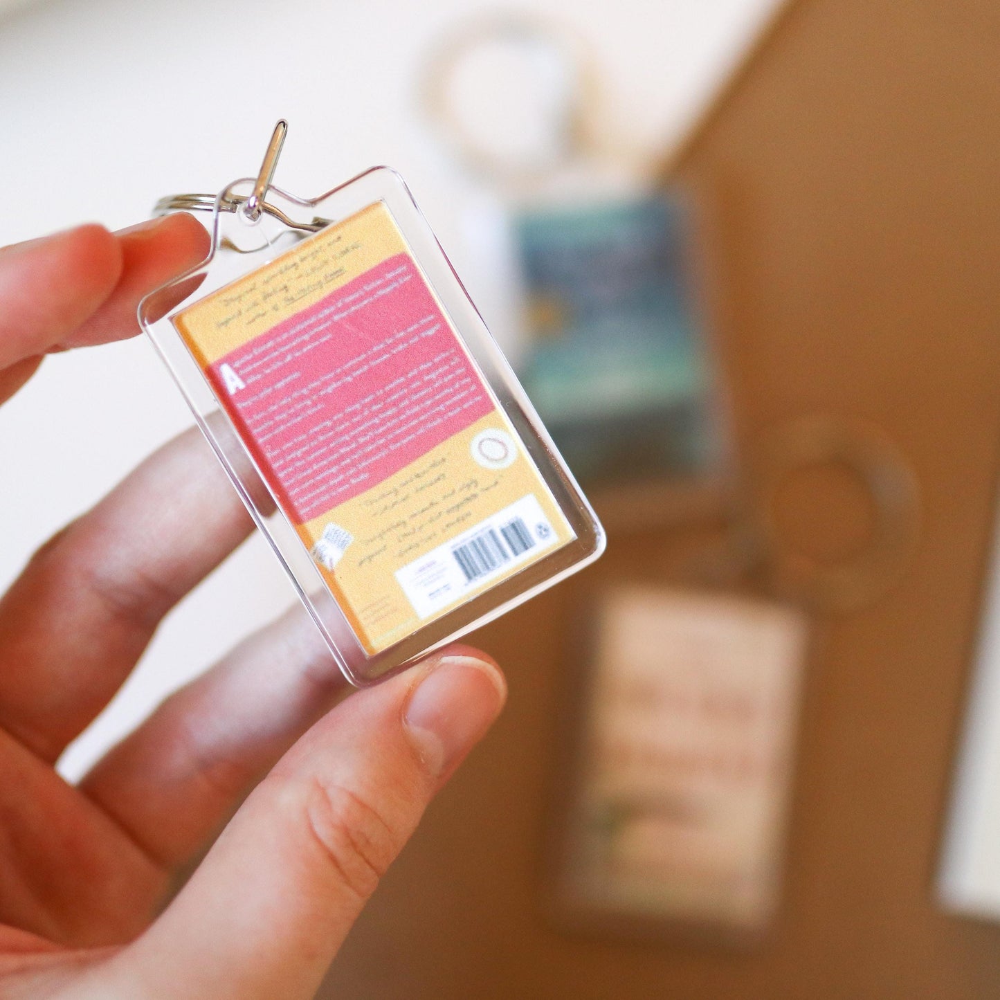 CUSTOM Mini Book Keychains | reading tracker, tiny book stickers, customizable books, book lover gift, small novels, choose your own