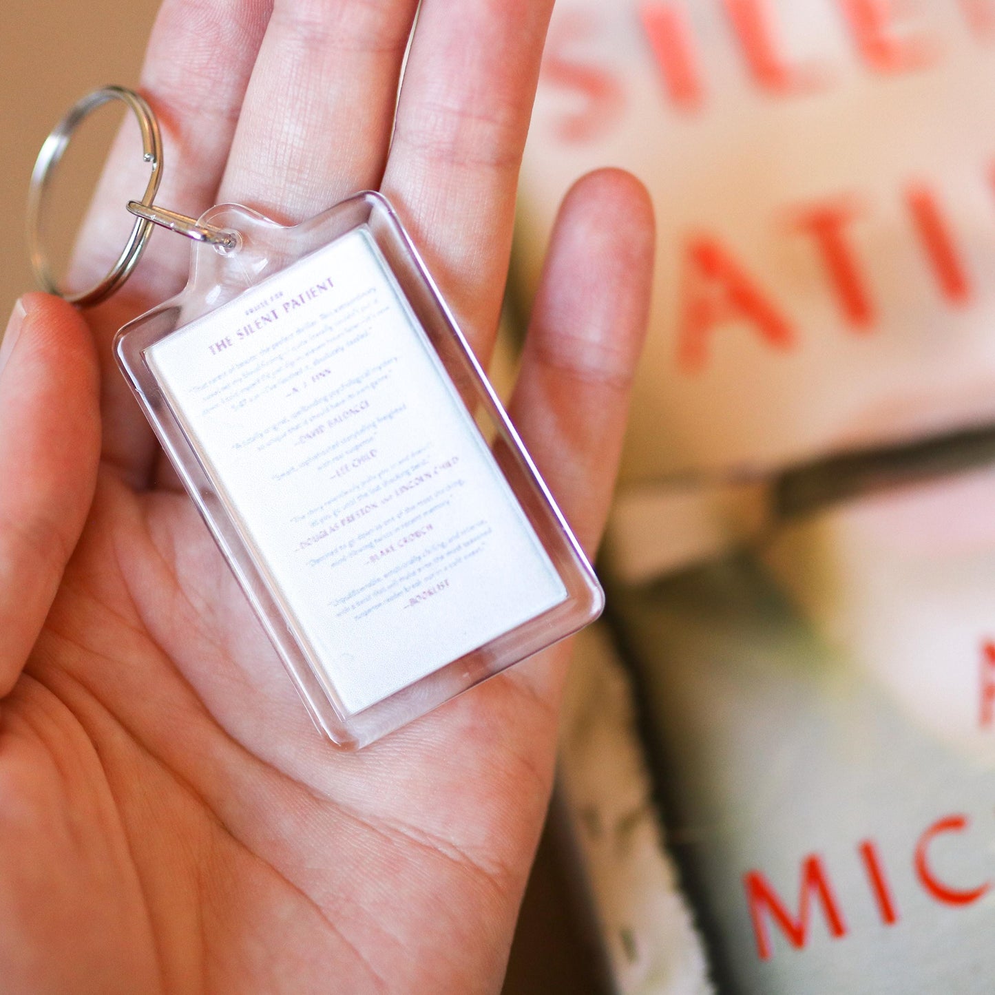CUSTOM Mini Book Keychains | reading tracker, tiny book stickers, customizable books, book lover gift, small novels, choose your own