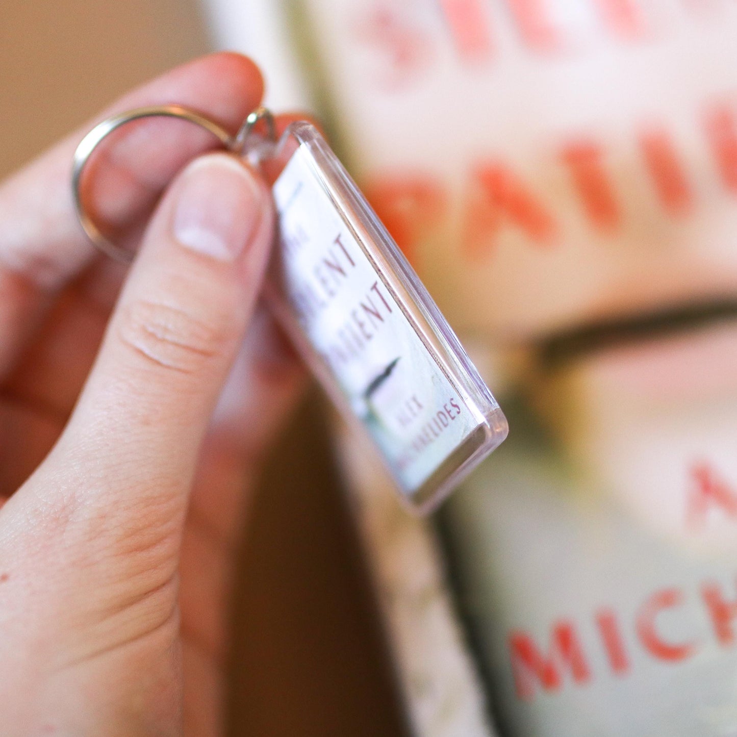 CUSTOM Mini Book Keychains | reading tracker, tiny book stickers, customizable books, book lover gift, small novels, choose your own