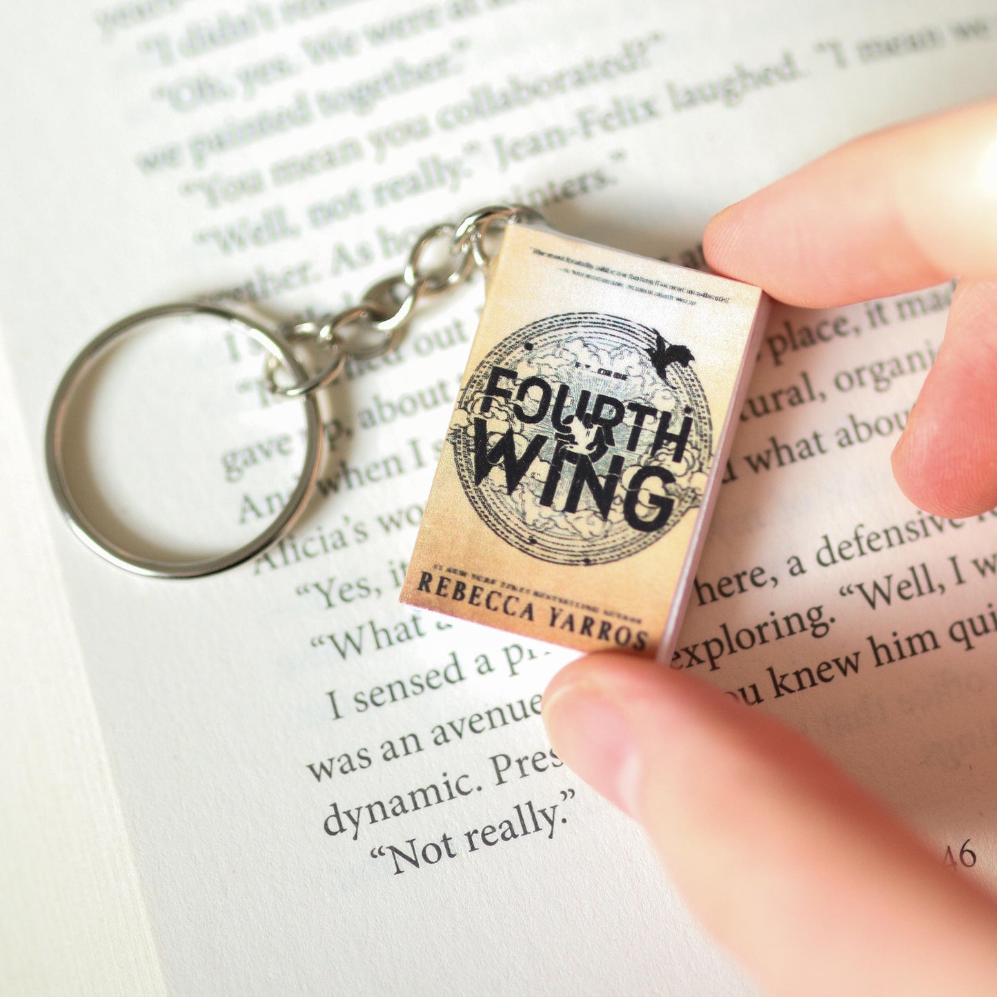 Handmade CUSTOM MINI Book Keychains | TBR jar books | Miniature, tiny books, customizable books, small novels, choose your own, keychains