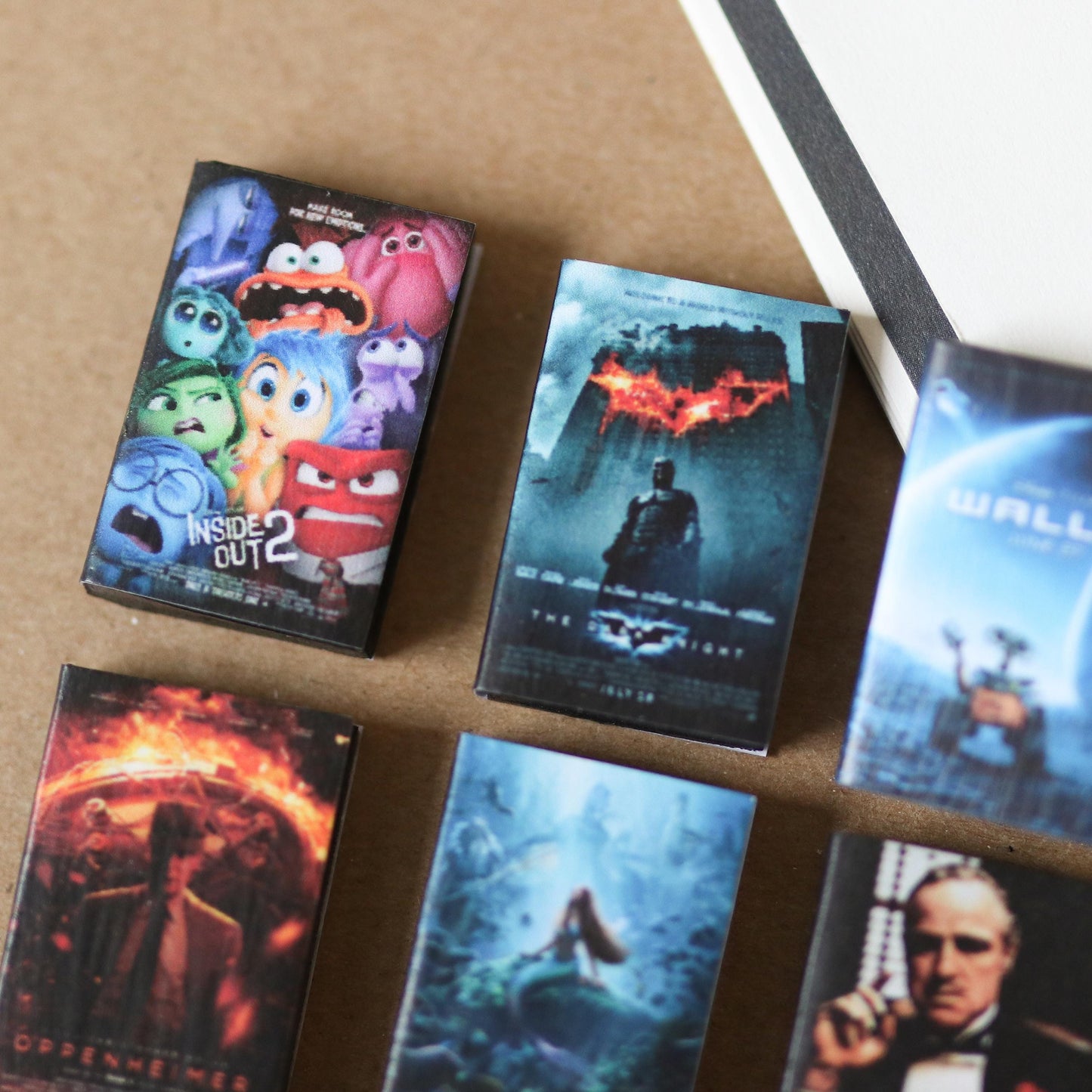 Handmade CUSTOM MINI Movie VHS DVDs | movie lover, theatre, Miniature, tiny dvds, customizable, small dollhouse, choose your own,
