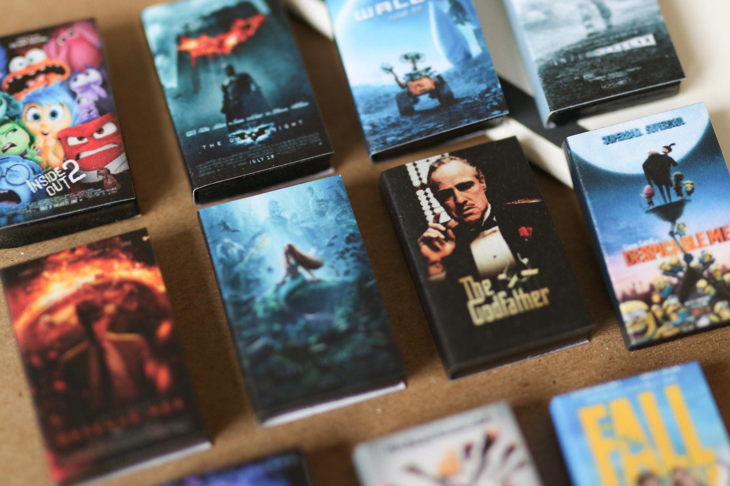 Handmade CUSTOM MINI Movie VHS DVDs | movie lover, theatre, Miniature, tiny dvds, customizable, small dollhouse, choose your own,
